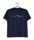 minimal designs Travel Minimal Tributes - MOUNTAINS ARE LIFE Custom Printed Graphic Design T-Shirt for Women